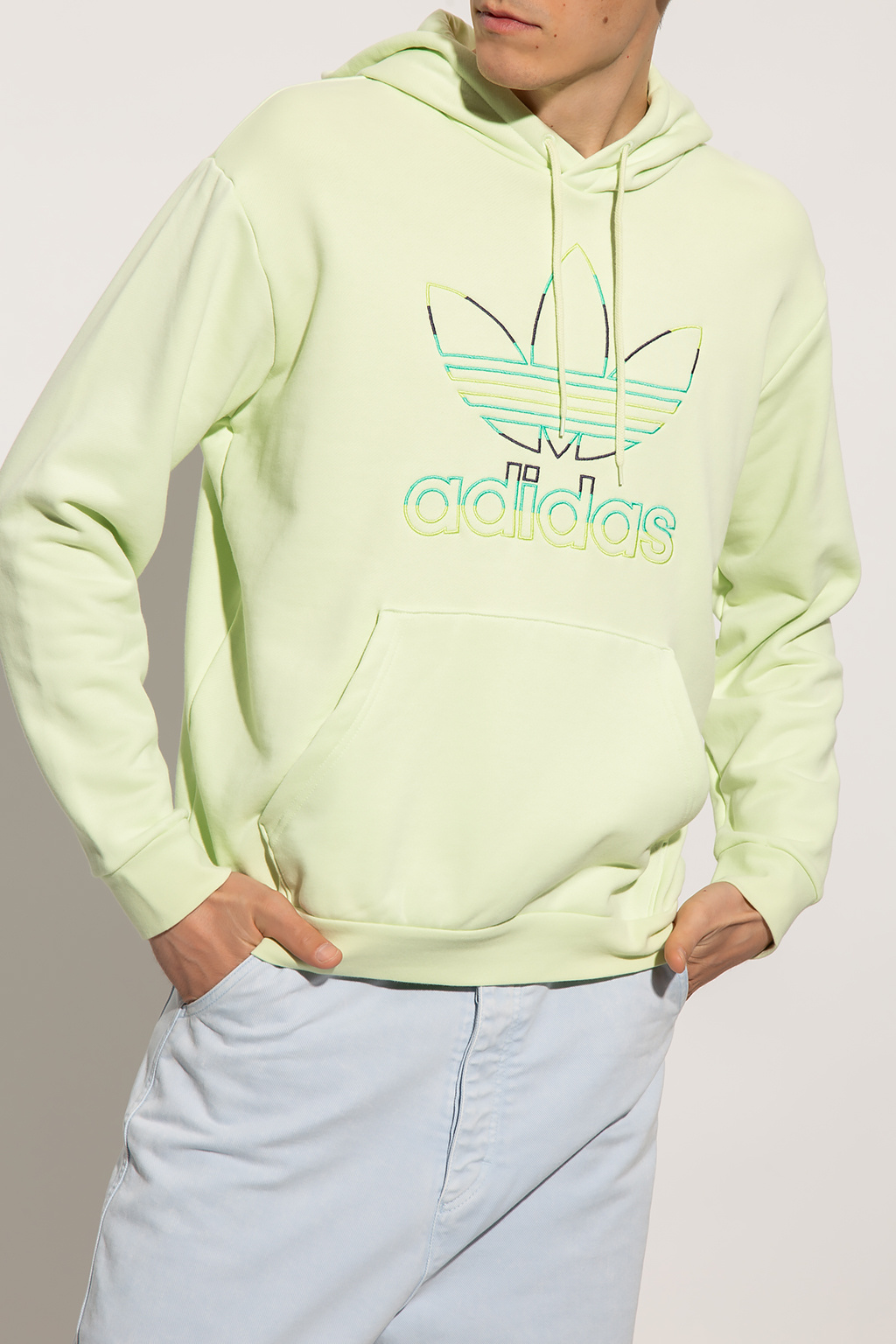 Neon hotsell hoodie adidas